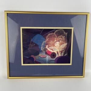Disney Tinkerbell Art Print Framed 13 7/8 x 11 1/2